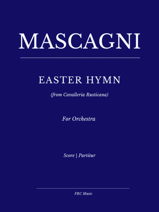 Book cover for Easter Hymn 'Regina coeli' - (from Cavalleria rusticana) for ORCHESTRA