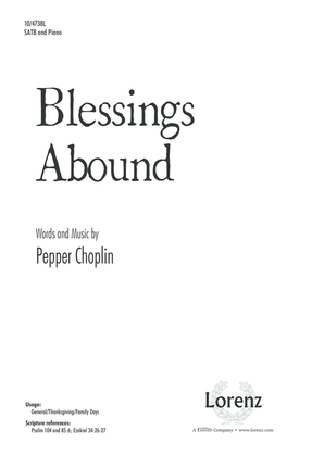 Book cover for Blessings Abound