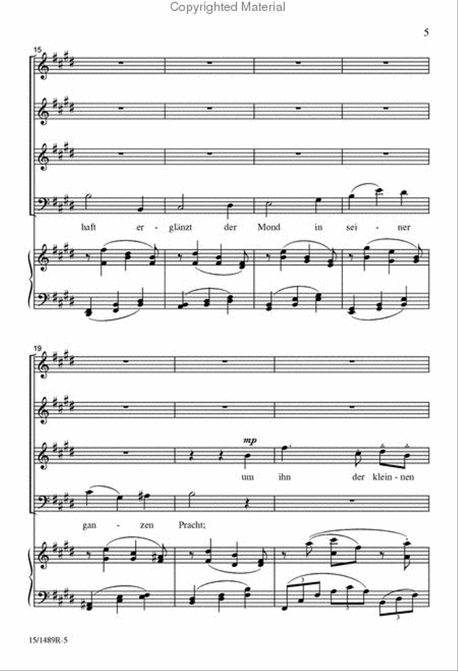 O Schöne Nacht 4-Part scores gallery preview page 4