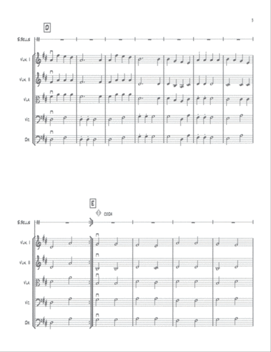 JINGLE BELLS String Orchestra scores gallery preview page 4