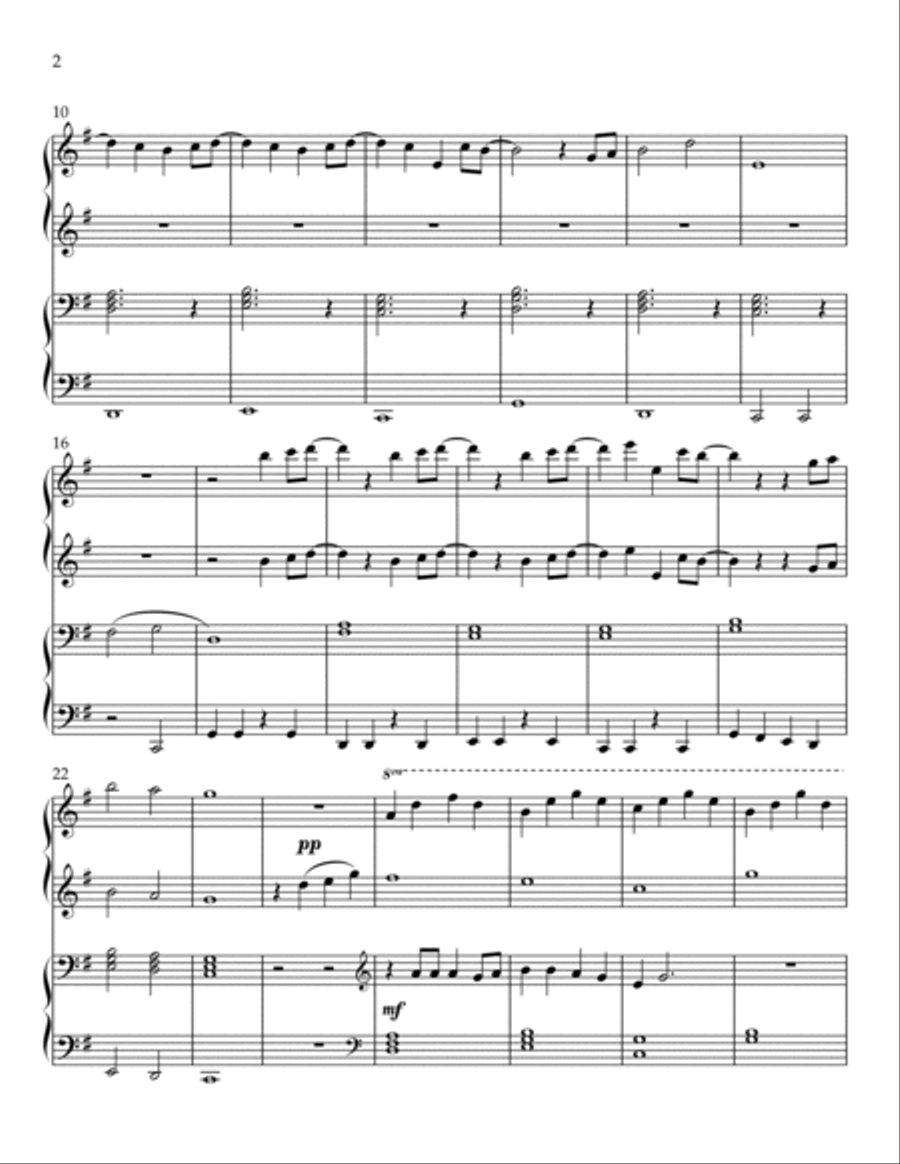 A Million Dreams Piano scores gallery preview page 2