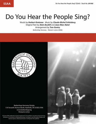 Book cover for Do You Hear the People Sing?