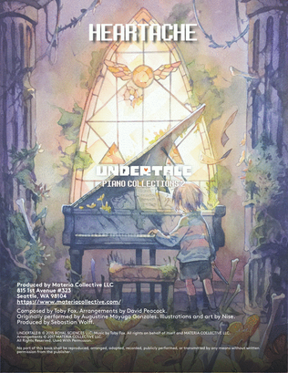 Book cover for Heartache (UNDERTALE Piano Collections 2)