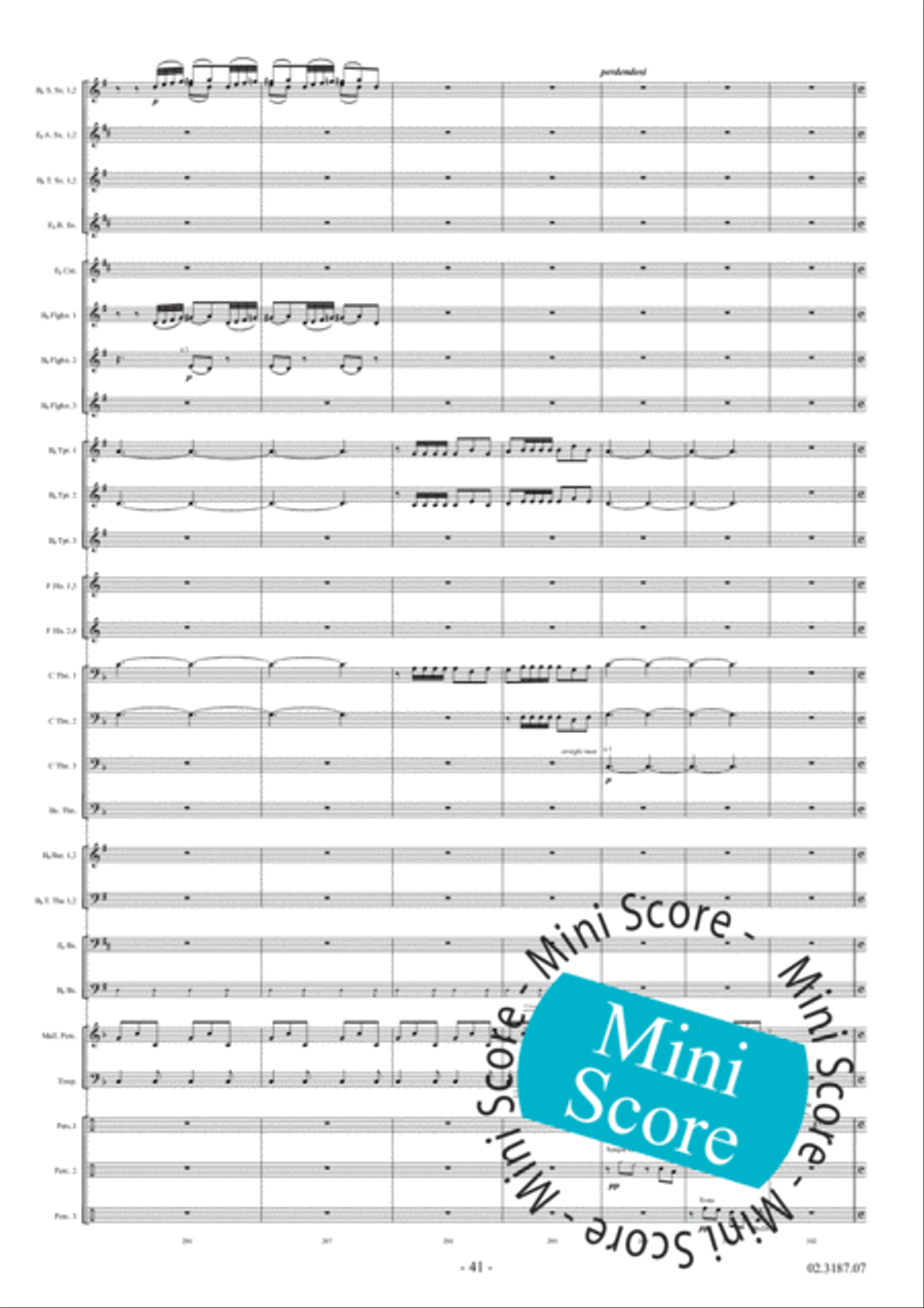 Fleodrodum Fanfare Band scores gallery preview page 47
