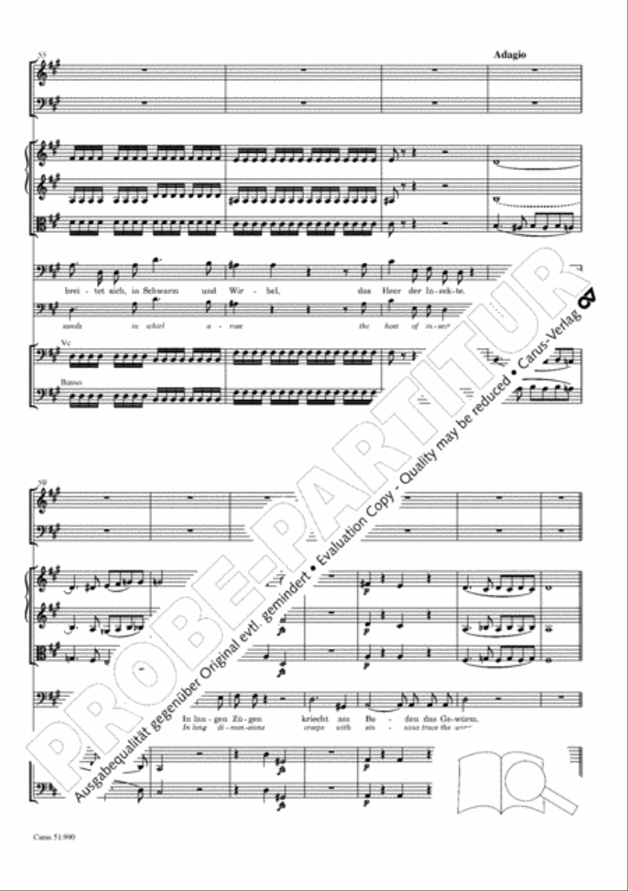 The Creation (Die Schopfung) 4-Part scores gallery preview page 193