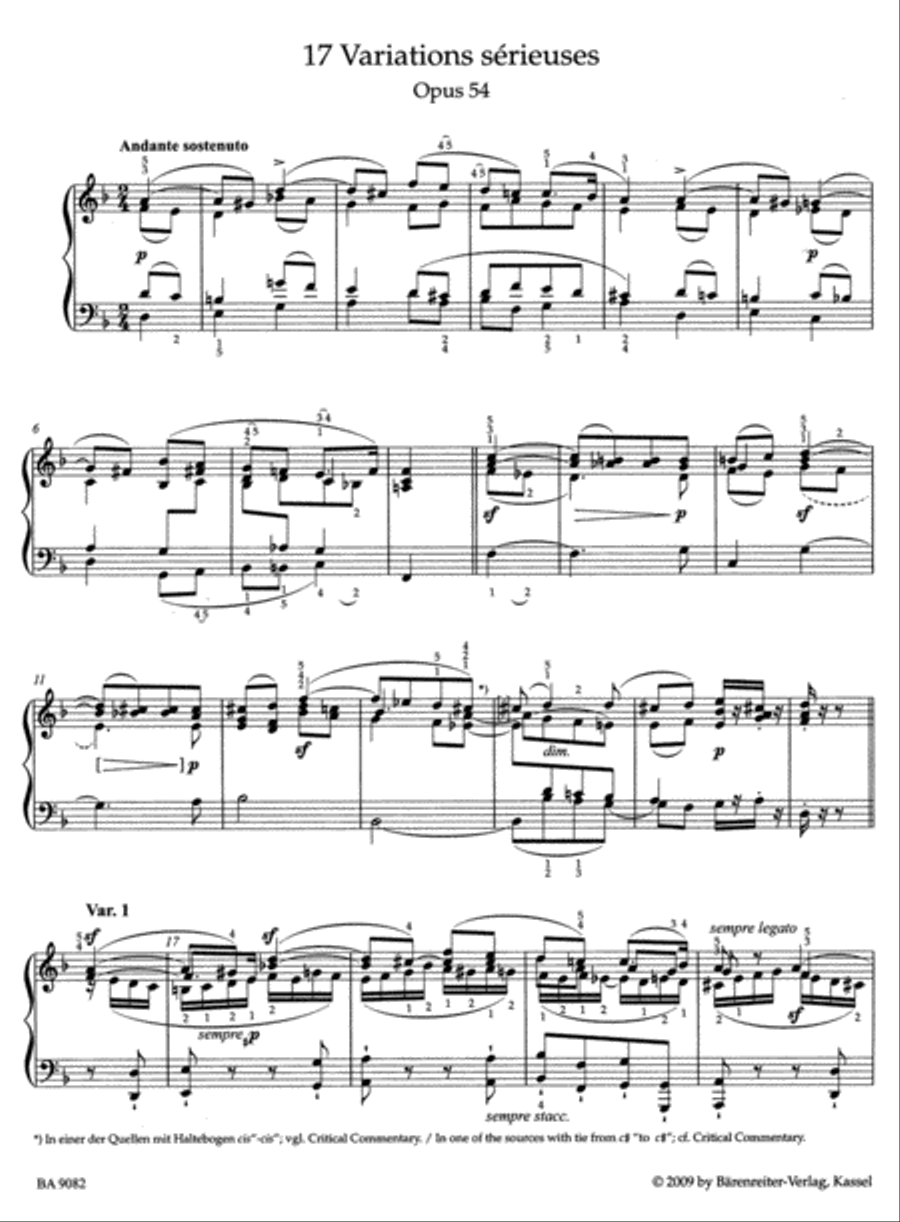 Variations for Piano Piano Solo scores gallery preview page 2