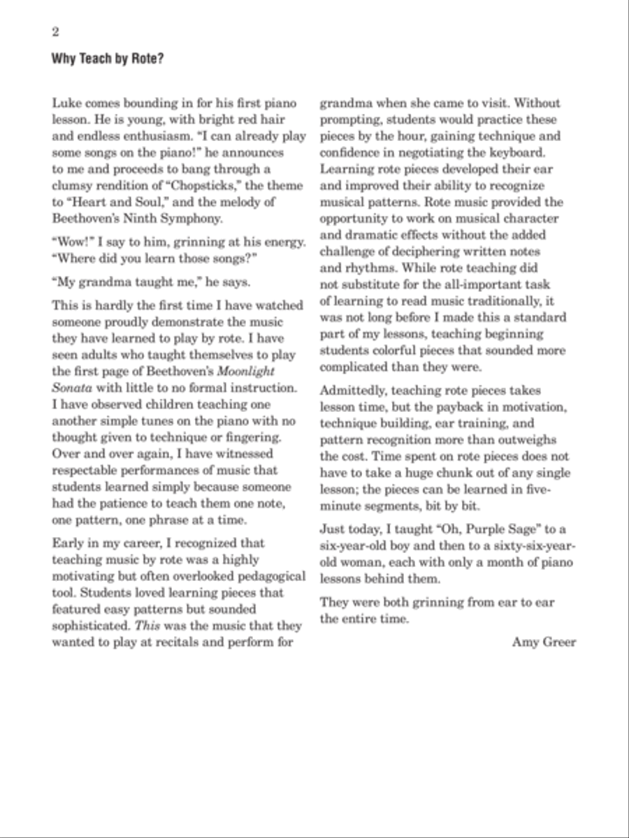 Repertoire by Rote Repertoire by Rote Easy Piano scores gallery preview page 7