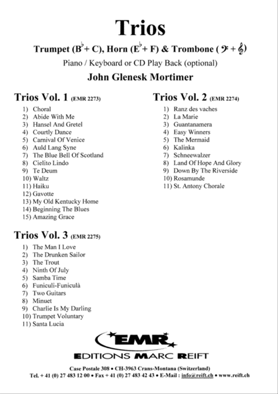 Trios Vol. 1 Cornet scores gallery preview page 10