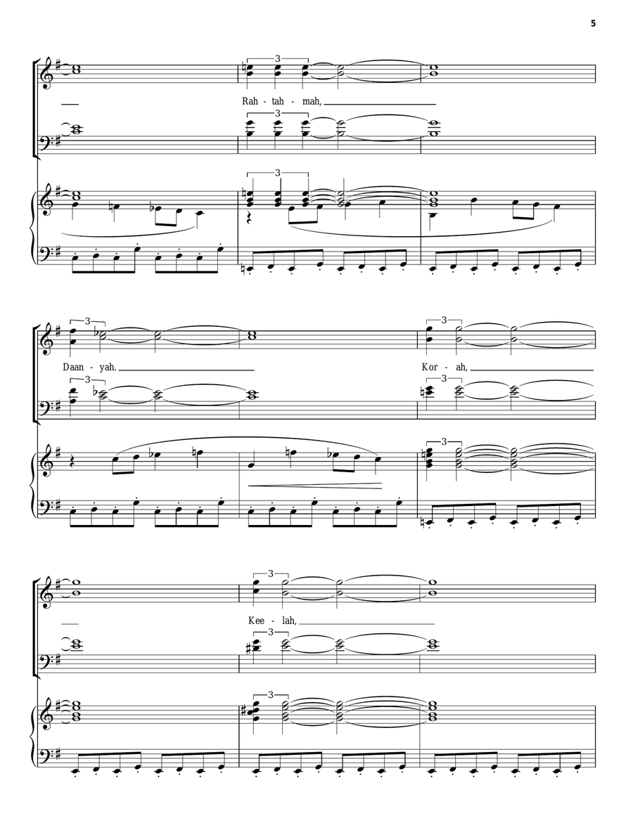 Duel Of The Fates (from Star Wars: The Phantom Menace) Piano, Vocal, Guitar scores gallery preview page 5