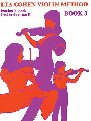 Eta Cohen: Violin Method Book 3 - Teacher's Book