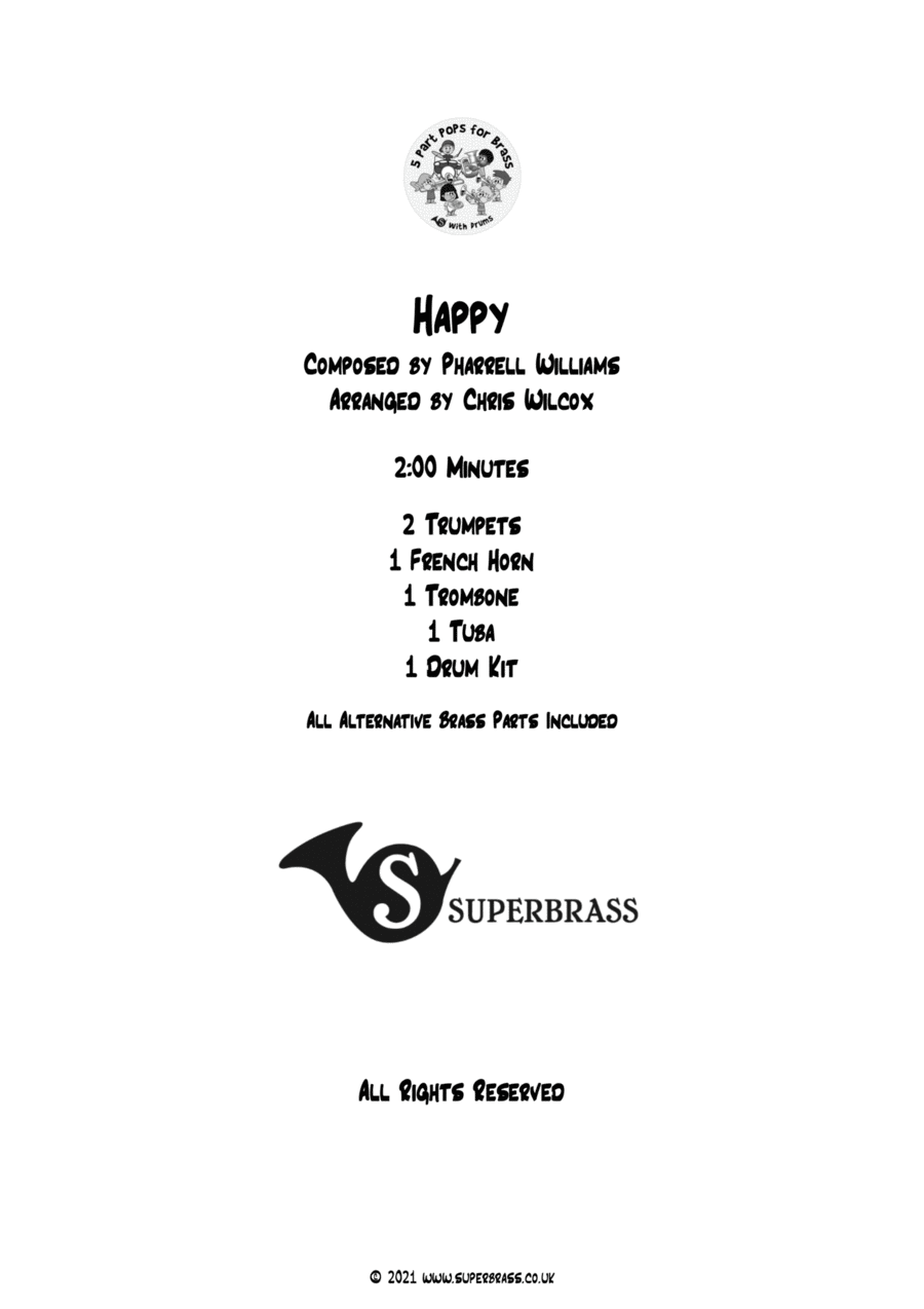 Happy Happy Euphonium scores gallery preview page 1