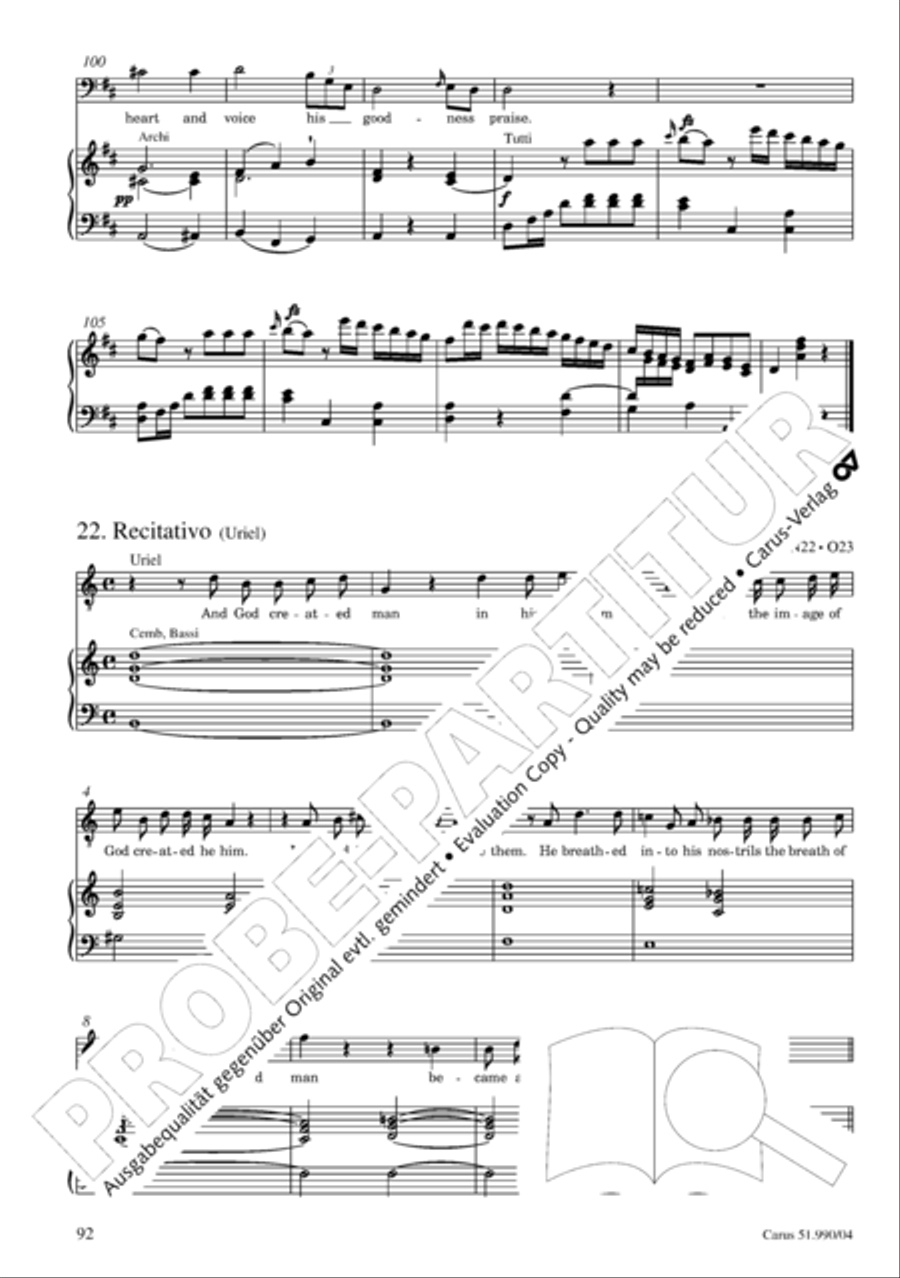 The Creation 4-Part scores gallery preview page 93