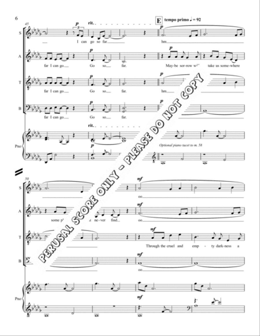 Maybe SATB 4-Part scores gallery preview page 7