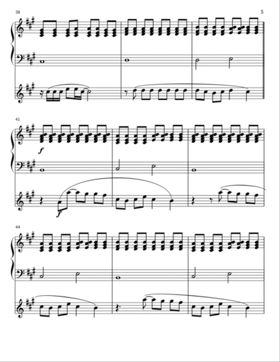 Somewhere Only We Know Score and Parts scores gallery preview page 5
