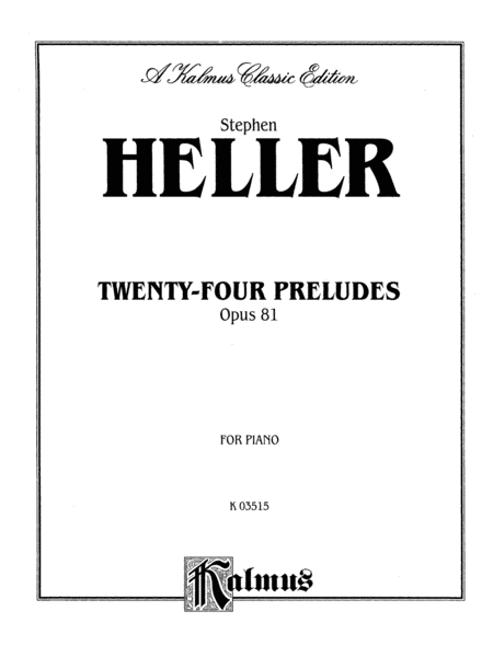 Twenty-four Preludes, Op. 81