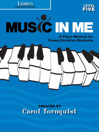Book cover for Music in Me - Hymns & Holidays Level 5