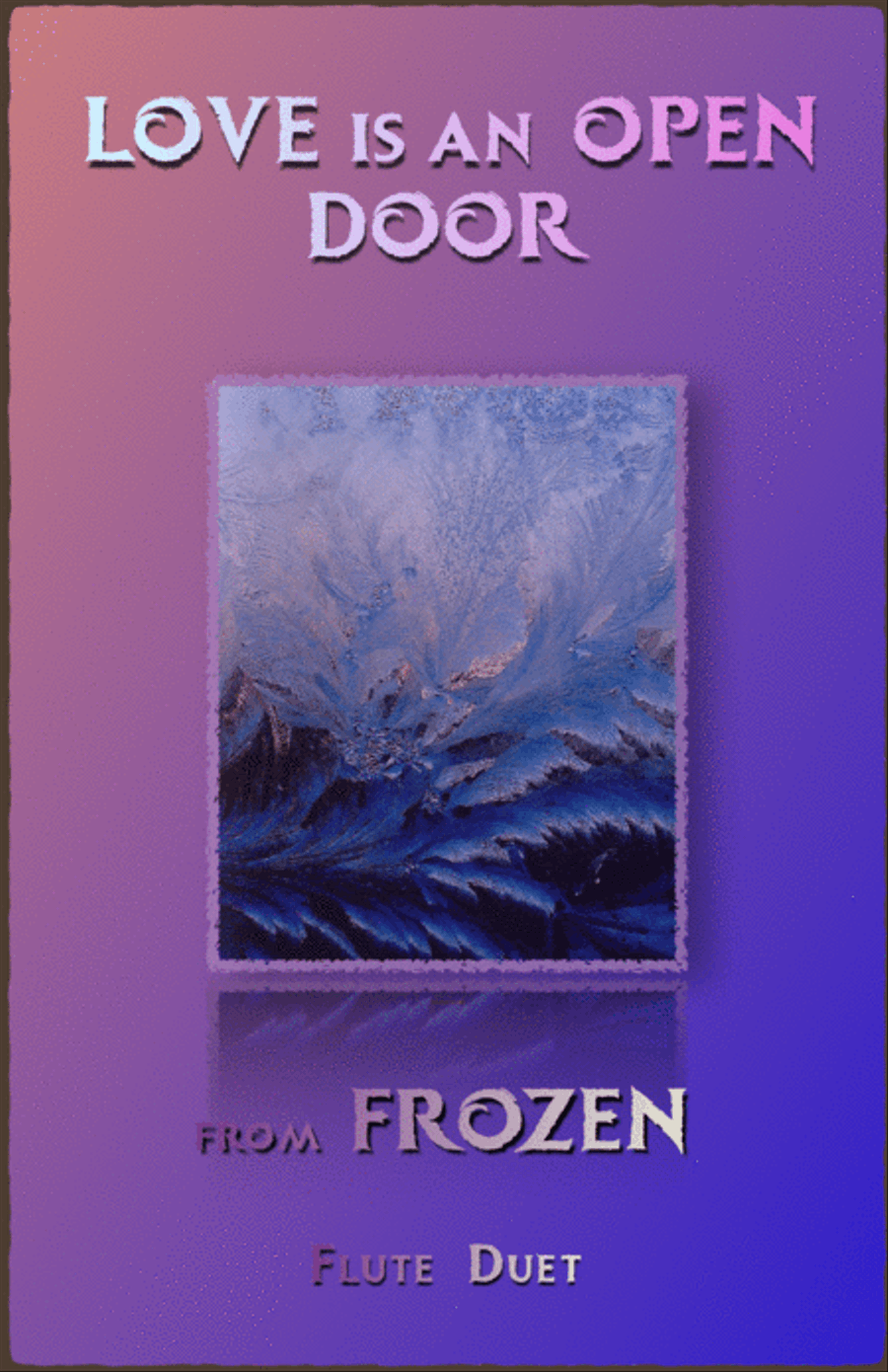 Love Is An Open Door Flute Duet scores gallery preview page 1