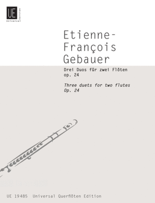 Book cover for Duets, 3, Op. 24, 2 Flutes