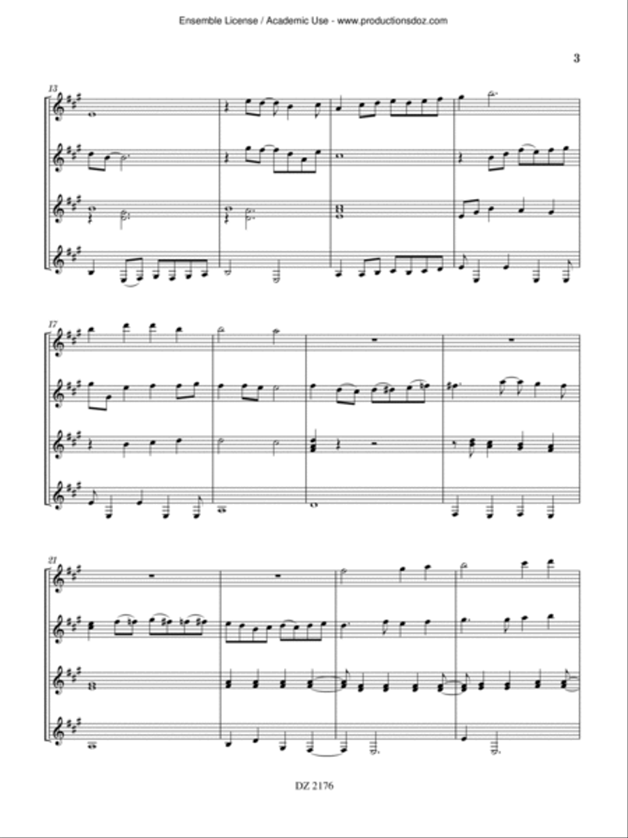 Elegance - Suspensions Guitar Ensemble scores gallery preview page 3
