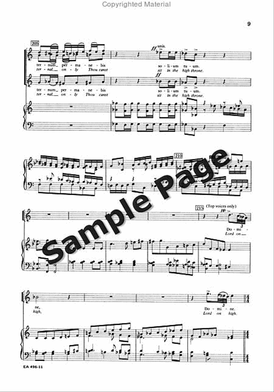 O Remember Lord 4-Part scores gallery preview page 10