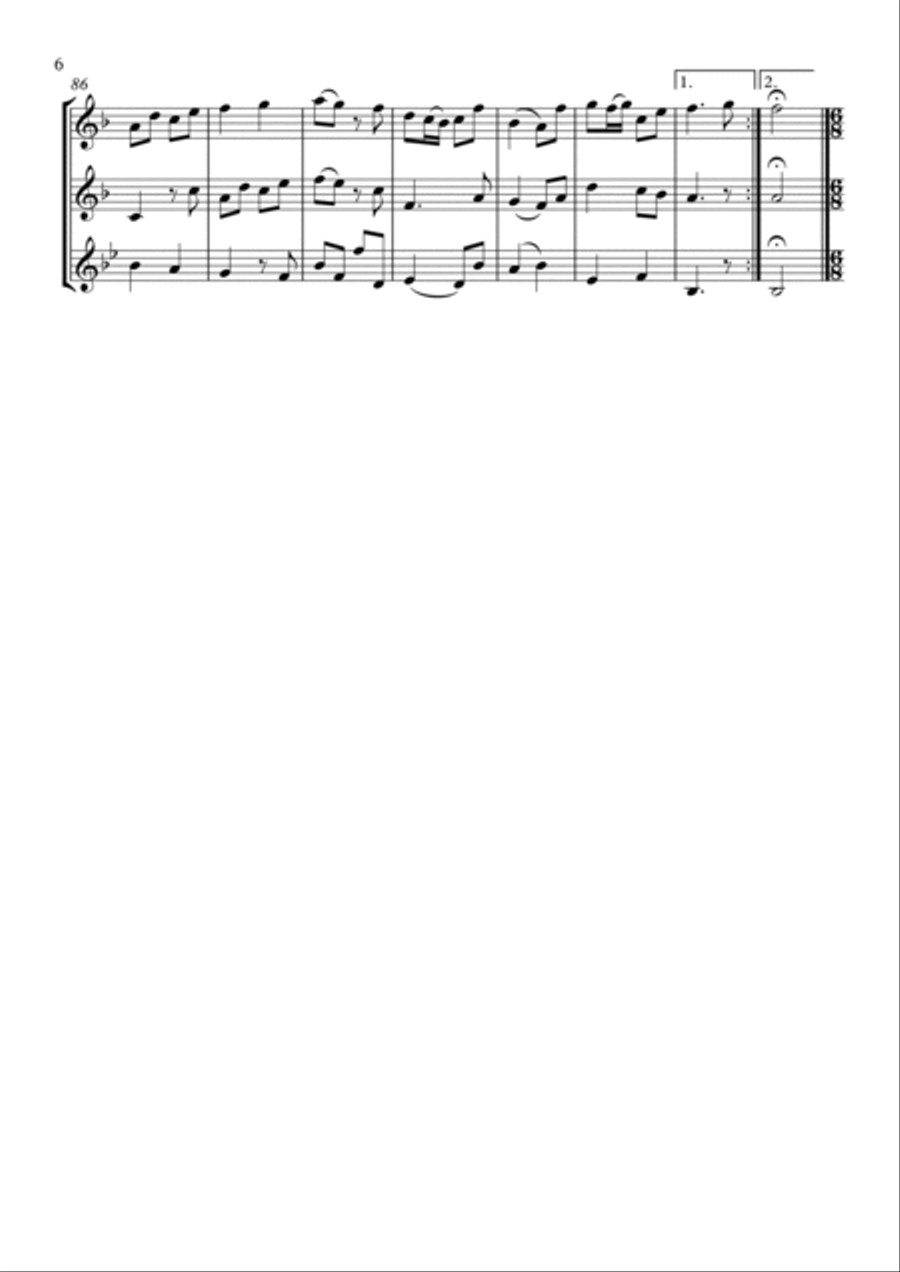 Trio Sonata No.8 Trio Sonata No.8 Woodwind Trio scores gallery preview page 6