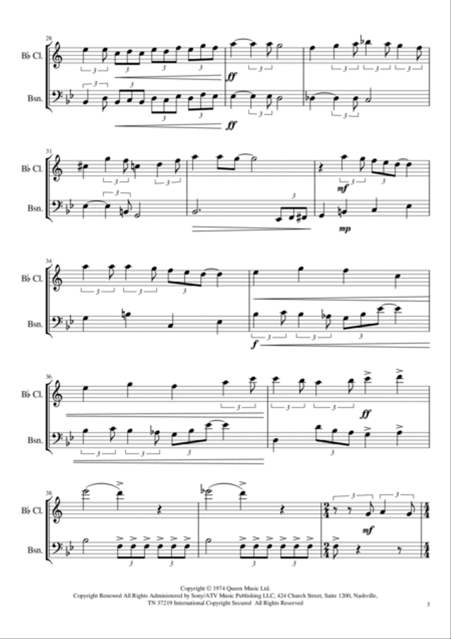 Killer Queen Set of Parts scores gallery preview page 3