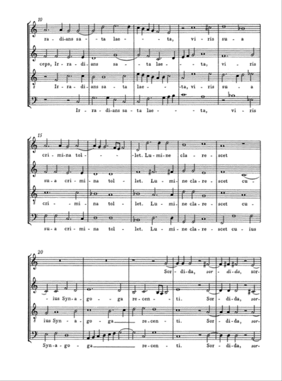 Prophetiae Sibyllarum 4-Part scores gallery preview page 3