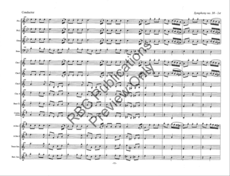 Symphony #38 Mvt 1 (Score) Score scores gallery preview page 14