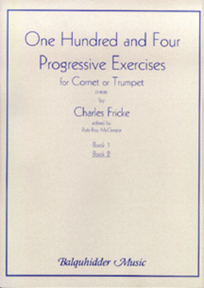 Book cover for 104 Progressive Exercises (1903) for Cornet Or Trumpet Vol. 2