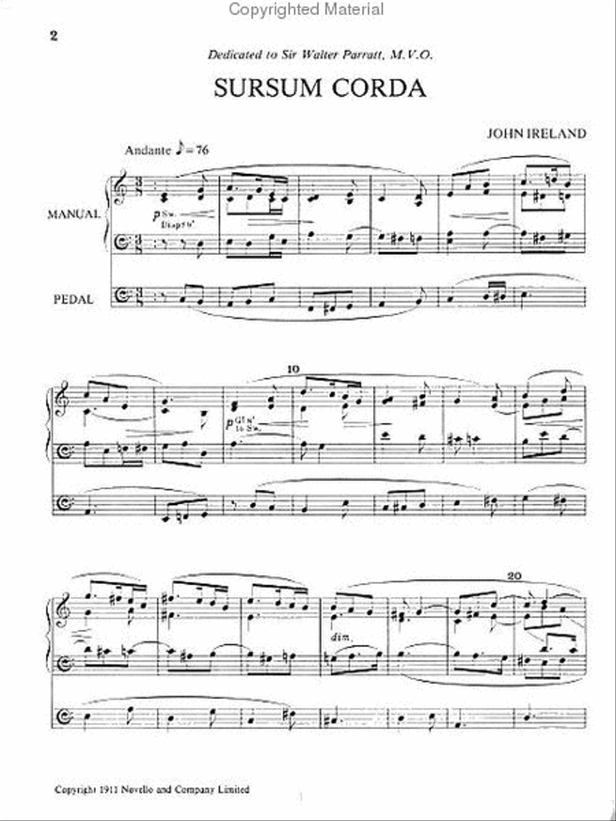 The Organ Music Of John Ireland Organ scores gallery preview page 2