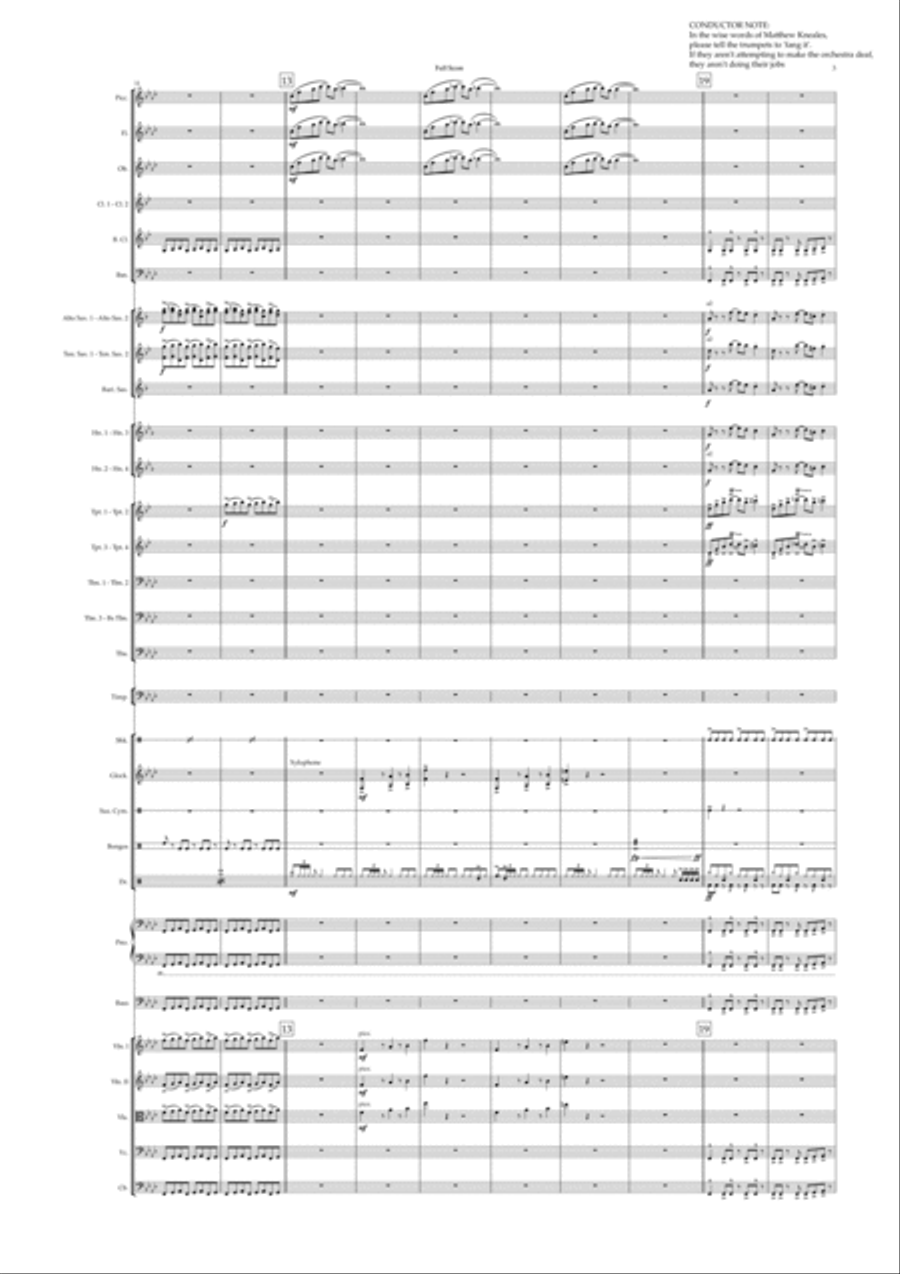 The Glory Days The Glory Days Full Orchestra scores gallery preview page 3