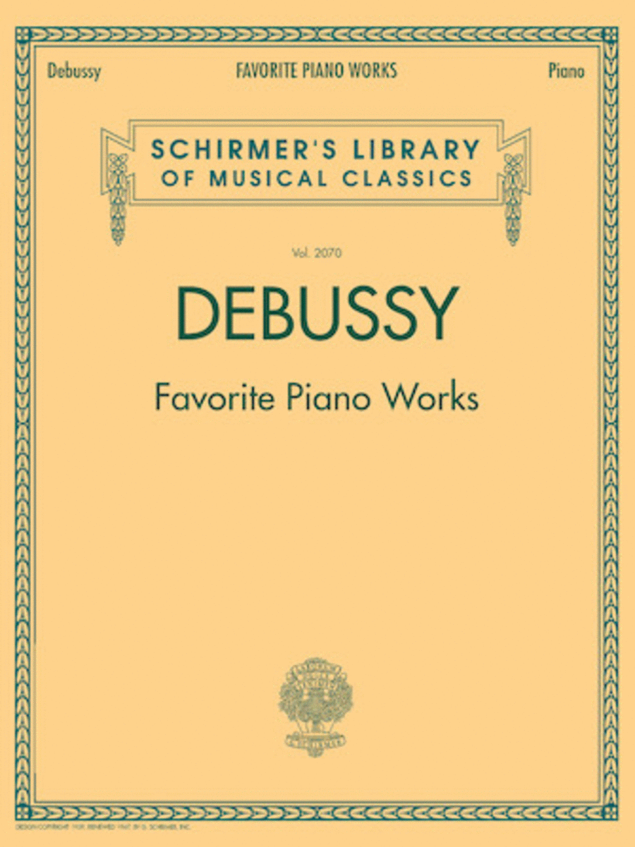Claude Debussy: Favorite Piano Works