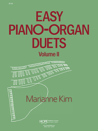 Book cover for Easy Piano-Organ Duets, Vol II