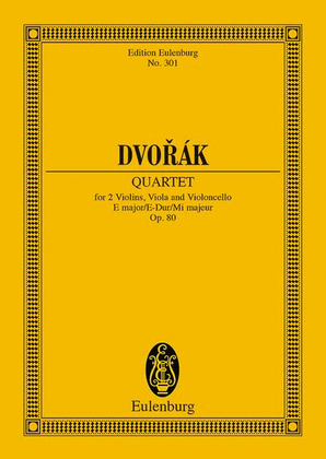 Book cover for String Quartet E major