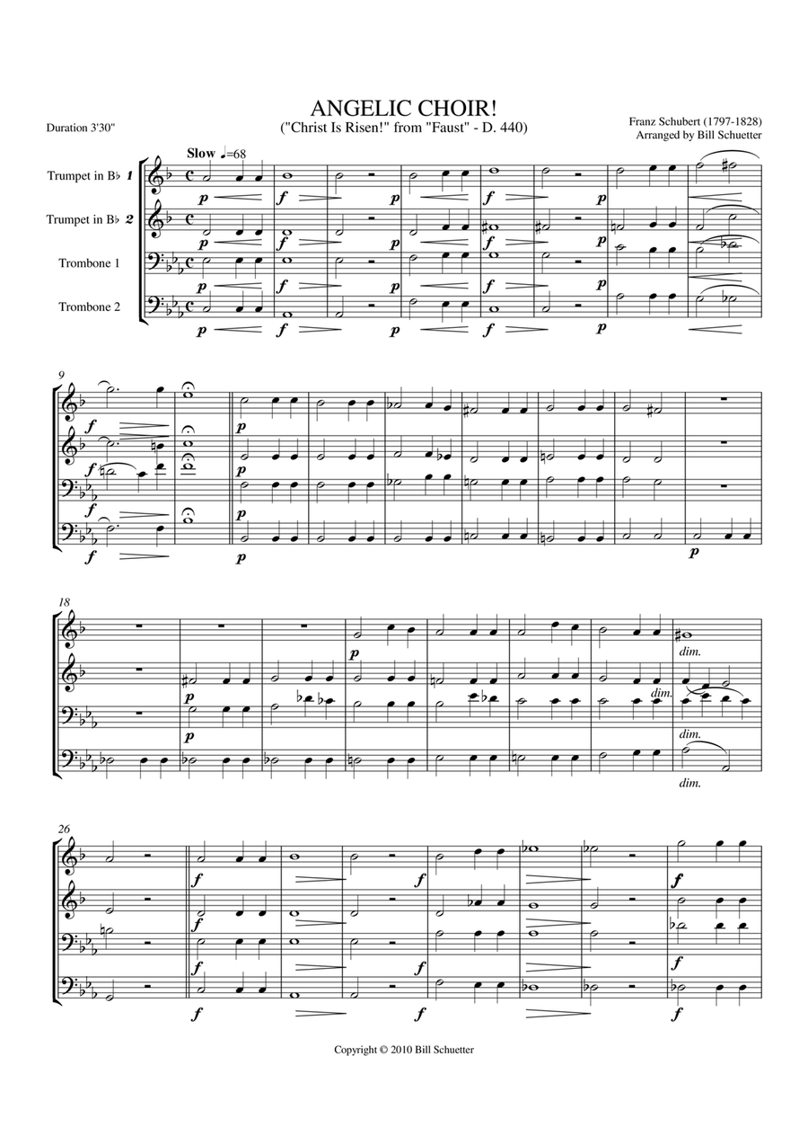 Angelic Choir from Faust, D. 440