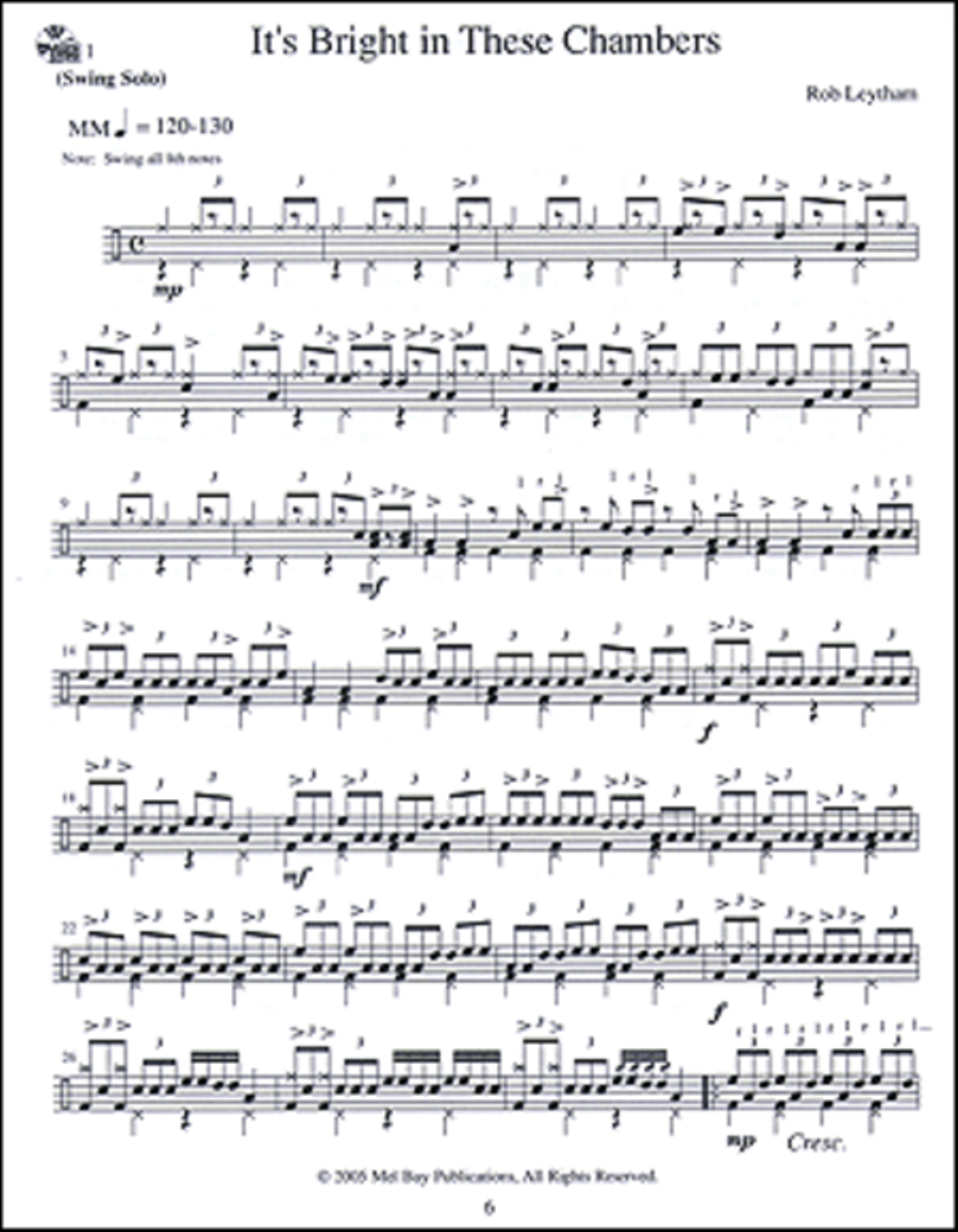 Musical Drumset Solos for Recitals, Contests and Fun Drum Set scores gallery preview page 5