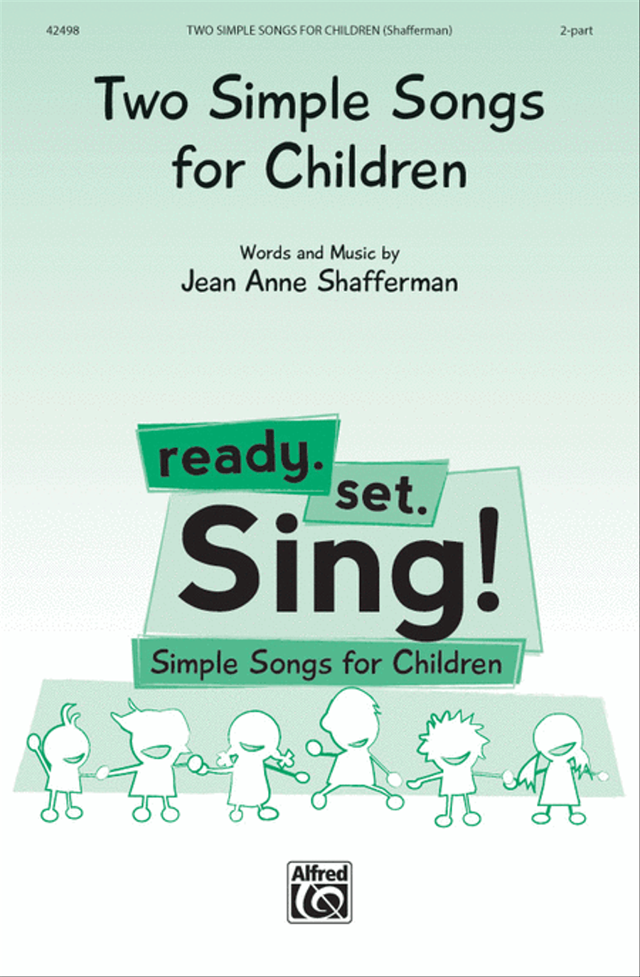 Two Simple Songs for Children 2-Part scores gallery preview page 1