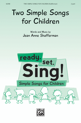 Book cover for Two Simple Songs for Children