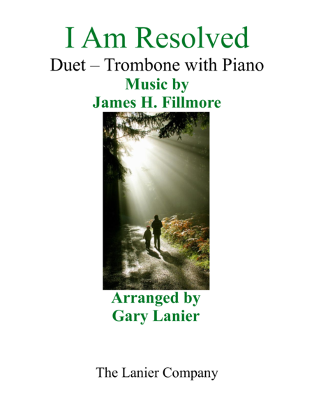 Gary Lanier: I AM RESOLVED (Duet – Trombone & Piano with Parts) image number null