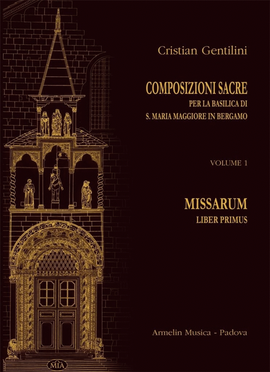 Composizioni sacre per la Basilica di Santa Maria 4-Part scores gallery preview page 1