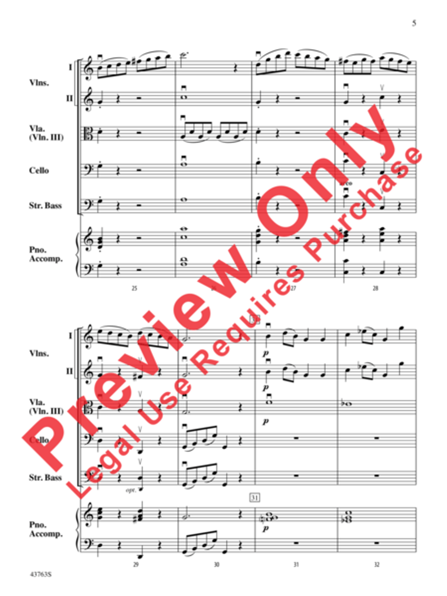 Sonatina in C String Orchestra scores gallery preview page 6