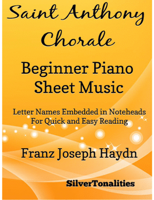 Saint Anthony Chorale Beginner Piano Sheet Music