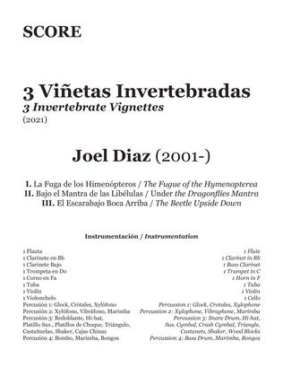 3 Viñetas Invertebradas (3 Invertebrate Vignettes)