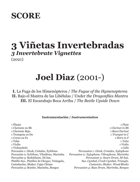 3 Viñetas Invertebradas (3 Invertebrate Vignettes) image number null