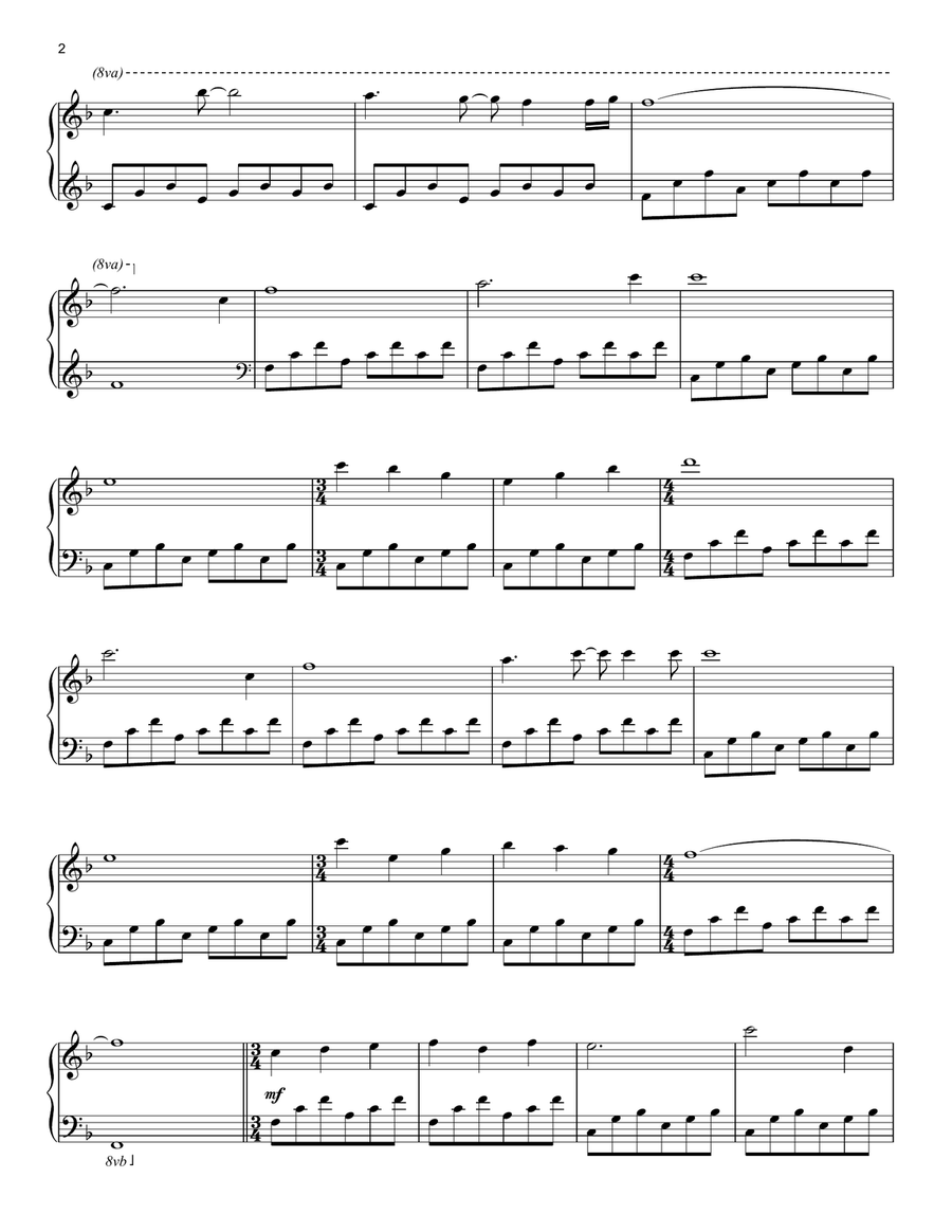 Jesus Wants Me For A Sunbeam Piano Solo scores gallery preview page 2