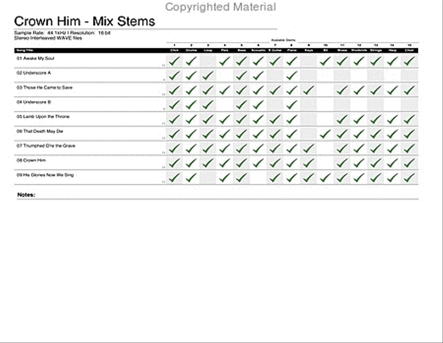 Crown Him - Stem Mixes