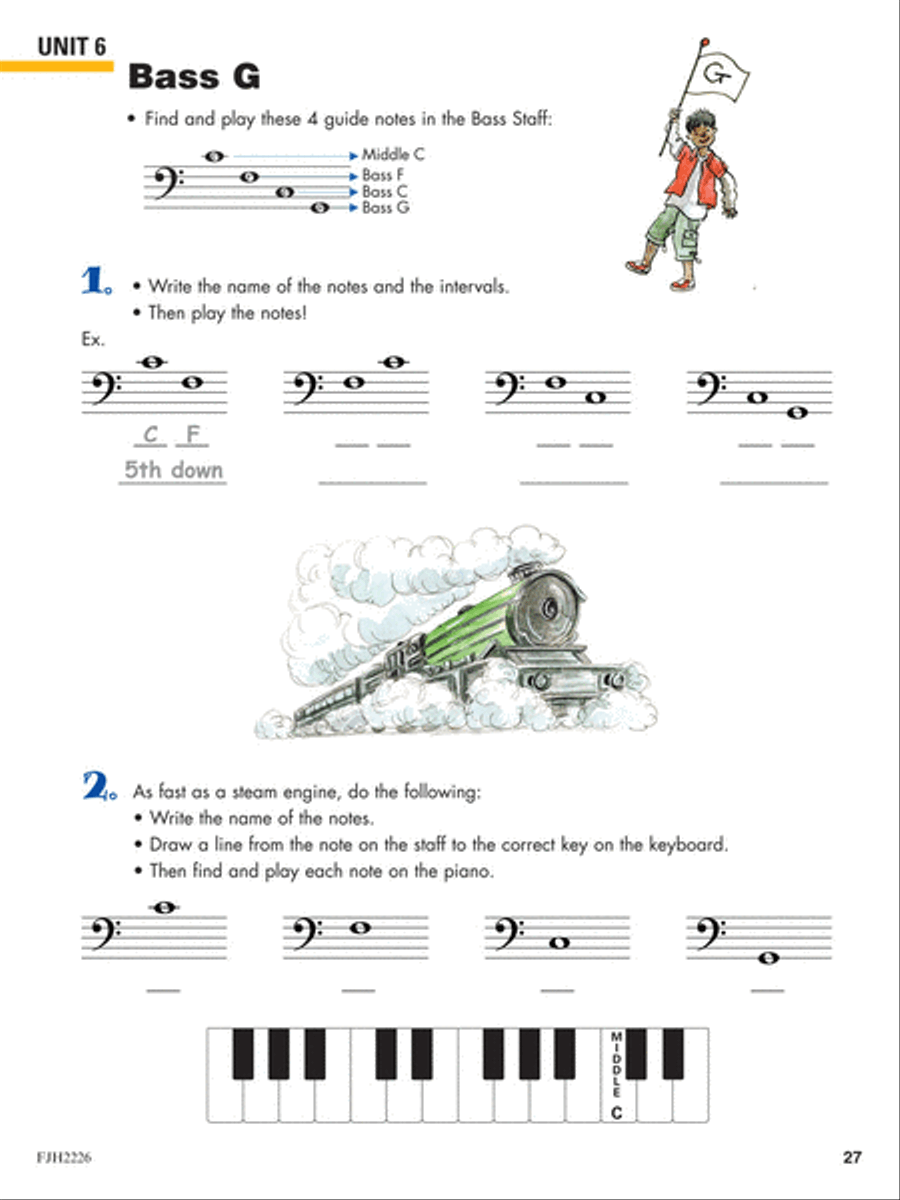 The All-in-One Approach to Succeeding at the Piano, Book 1B Piano Method scores gallery preview page 4