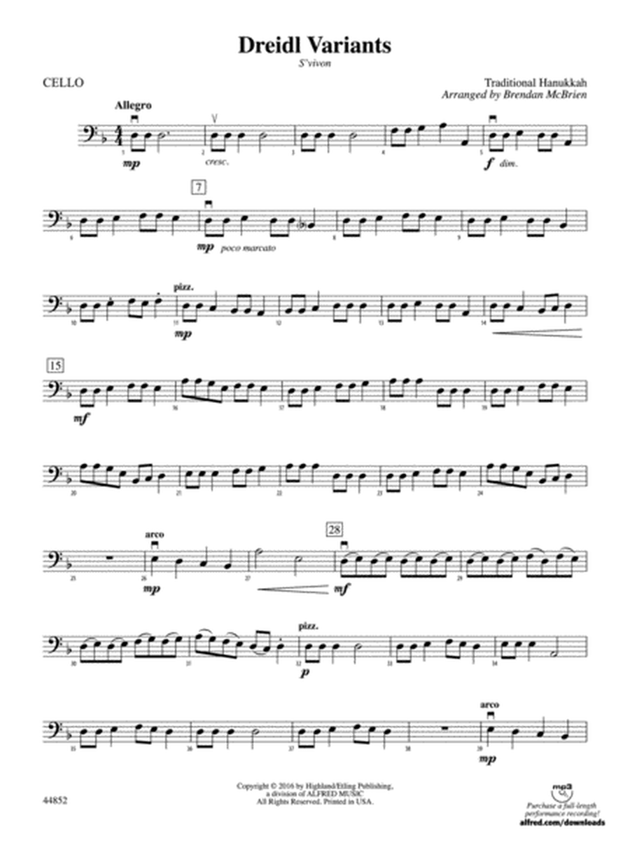 Dreidl Variants: Cello