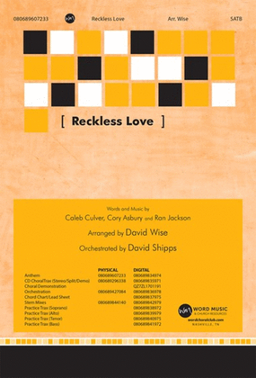 Reckless Love - CD ChoralTrax