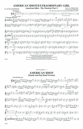 American Idiot / Extraordinary Girl: E-flat Alto Saxophone
